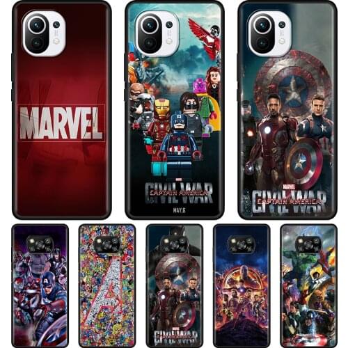Чехлы для телефонов Xiaomi Pocophone F1 MARVEL China At AliExpress
