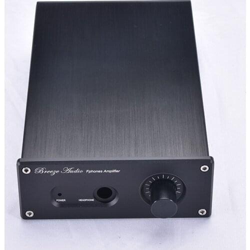 Small Size W155 H60 L231 All Aluminum Chassis 1506FA1 Quality Full Black Knob Amplifier Housing AMP Case
