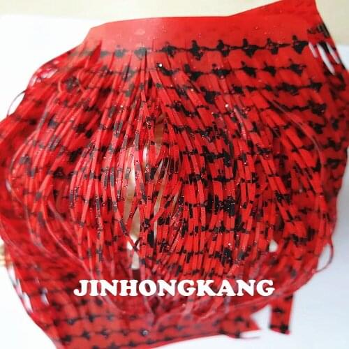 Fishing Lure Silicone Skirt Layers,Silicone Skirt Material for Tackle Craft, DIY Spinner, Rubber Jigs, Buzzbait- 94