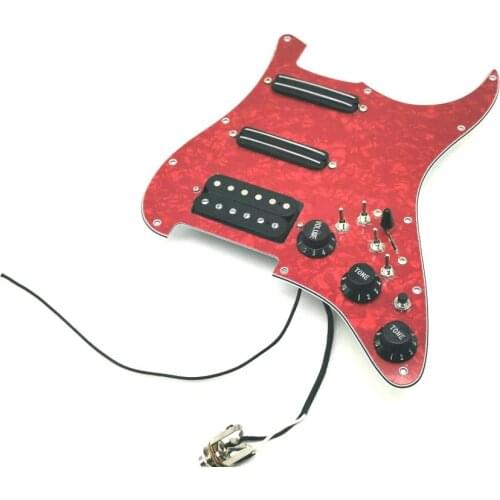 Strat Guitar Pickups Super Wiring Assembly , Very powerful Features , 20 combinations of sounds