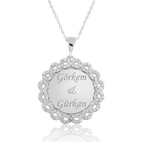 Silverlina Silver Personalized Infinity Is Necklace