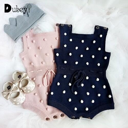 Knit Bodysuit Cute Baby Girl Rompers Newborn Baby Girl Clothes New Born Baby Items Baby Girl Onesie Infant Girl Clothes