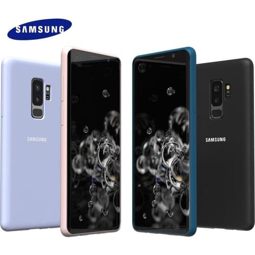 Samsung Galaxy S9Plus S9 Liquid Silicone Case Silky Soft-Touch Finish TPU Back Protective Cover For Galaxy S 9