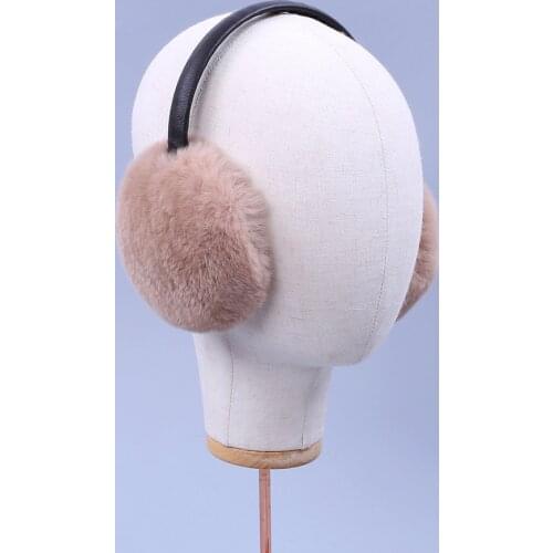 2020 Winter Earmuff Imitation Rex Rabbit Women Fur Earmuffs Winter Ear Warmers Large Plush Girls and Boys Ear Warmers Earmuffs