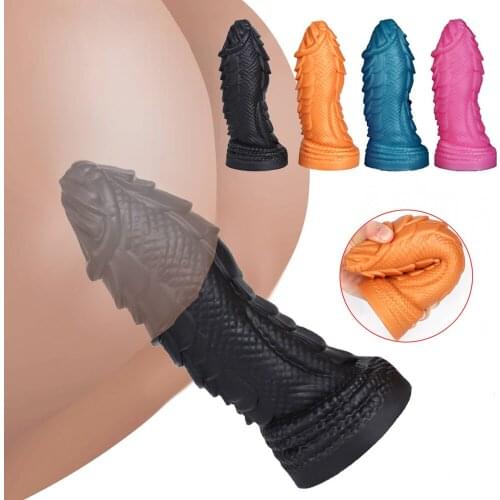 2021Huge Dragon Dildo Big Penis With Suction Cup Powerful Orgasm Erotic Tool Stimulation Vagina Anal Butt Plug SM Couple Sex Toy