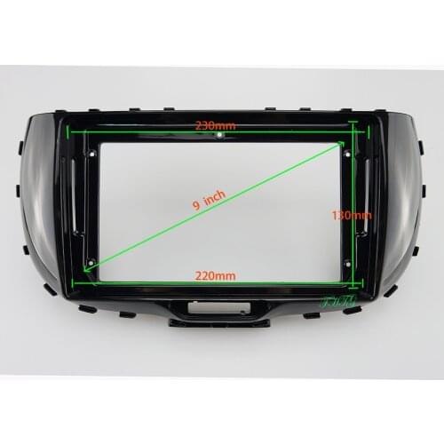 9 INCH Car Audio Frame GPS Navigation Fascia Panel Car dvd Plastic Frame Fascia is suitable for 2019 KIA SOUL
