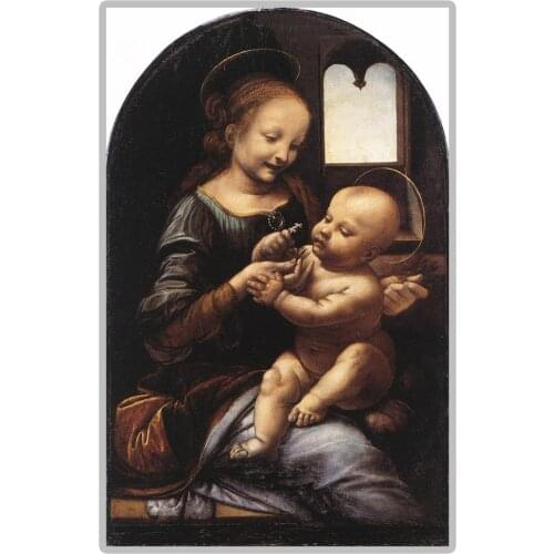 Great Painter Vinci "Madonna Benois" 5D DIY Diamond Painting Full Square/Round Diamond Embroidery Sale Picture of Rhinestones