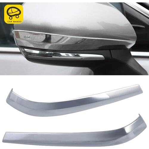 CarMango Car Accessories Side Rearview Mirror Chrome Pad Trim Cover Frame Sticker Decoration for Toyota Camry XV70 2017-2020