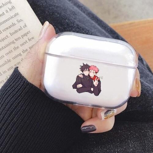 Jujutsu Kaisen Megumi Fushiguro Yuji itadori Cover Case For AirPods Pro Case Bluetooth Case For Airpod 3 Earphone Accessories