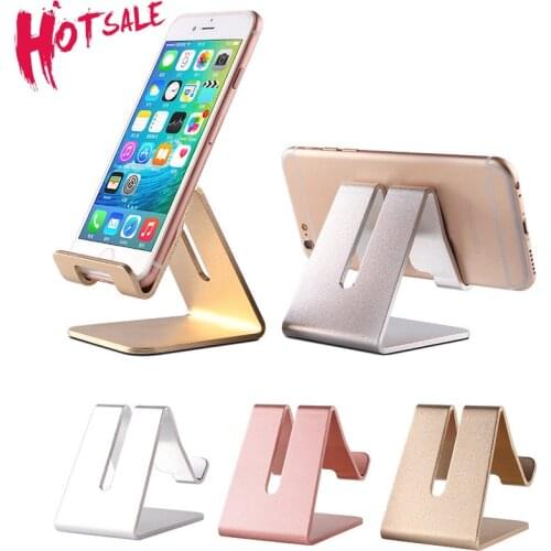 Phone Holder Desk Stand For IPhone Xsmax Huawei P30 Xiaomi Mi9 Aluminum Triangle Mobile Phone Stand Desktop For Cellphone Tablet