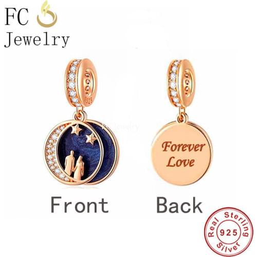 FC Jewelry Fit Original Charm Bracelet 925 Sterling Silver TV Friends Symbol Bead For Making Women Movies Fans Berloque 2021 New