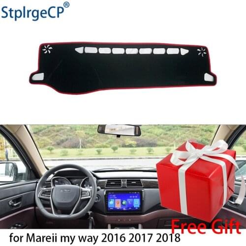 Car Dashboard Cover Mat for lifan mareii myway 2016 2017 2018 Right Hand Drive Dashmat Pad Dash Mat Covers Dashboard Accessories