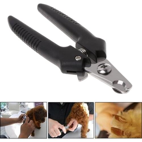 Nail Clippers Pets Dog Cat Claw Cutter Trimmer Grooming Scissors Stainless Steel