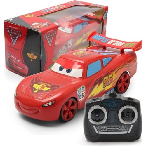 Disney Remote Control Car Pixar Cars 3 22cm Lightning McQueen Remote Control Car Toys Childrens Electric Remote Control Toy Car