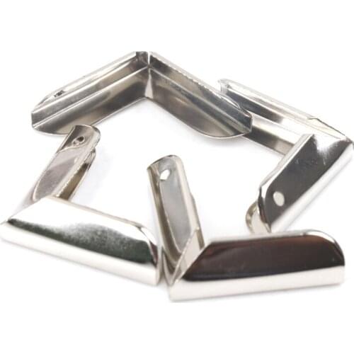 Metal Corners For Books Scrapbooking Photo Albums Menus Corner Protectors Metal Crafts DIY Ornament 24x24x3mm 20pcs