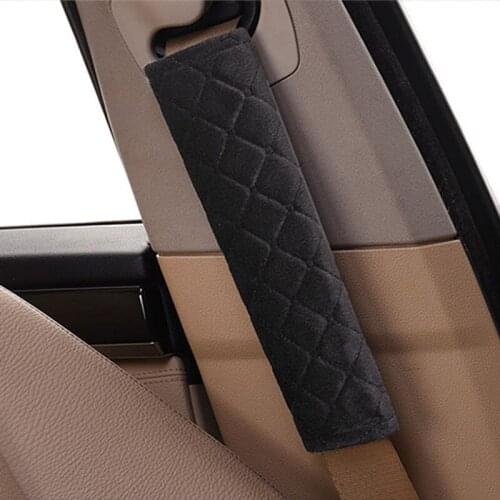 2pcs Car Seat Belt Pads Seat Shoulder Strap Pad Cushion Cover For Volvo XC60 S60 Honda Civic Accord Jazz Fit CRV XRV