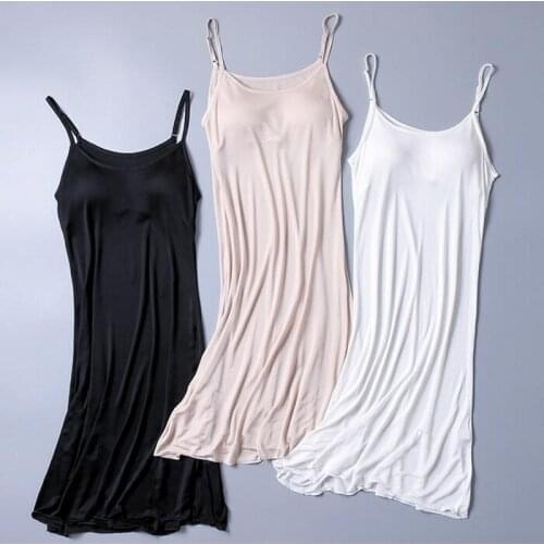 Womens 30% Real Silk 70% Viscose Full Slip Lace with removable pads Chemise Nightdress Sleepwear Adjustable Strap 3039