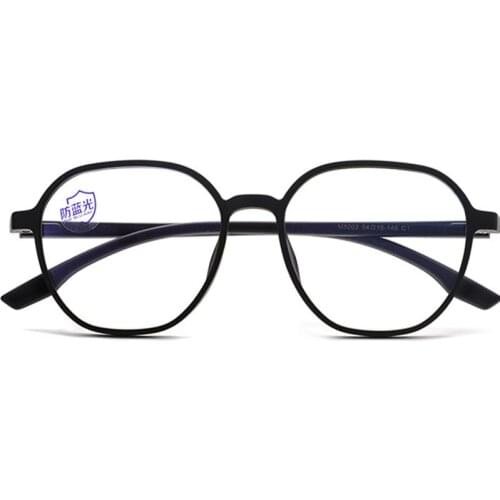 OEYEYEO New TR90 Anti Blue Light Spectacles Frame Mens Fashion Trend Lightweight Eyeglasses Womens Plain and Thin Eyewears