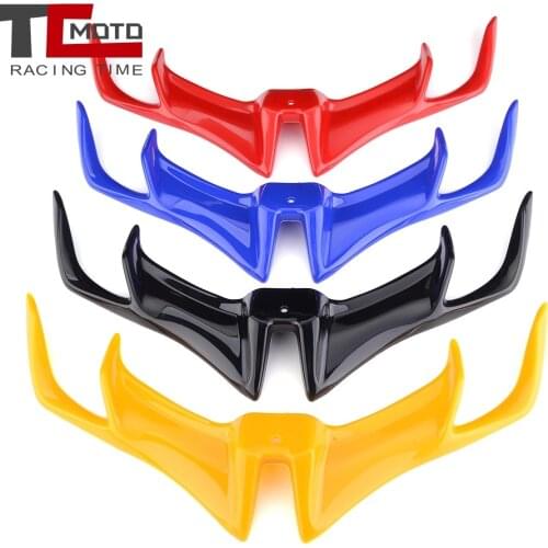For YAMAHA YZF R15 V3.0 V3 VVA 2017 2018 2019 2020 Front Aerodynamic Winglet ABS Plastic Spoiler Motorcycle Fairing Accessories