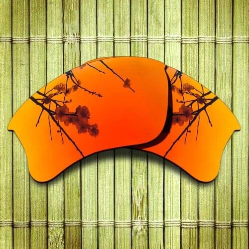 Polarized Replacement Lense For-Oakley Flak Jacket XLJ Sunglasses Frame - Fire Red Color Available