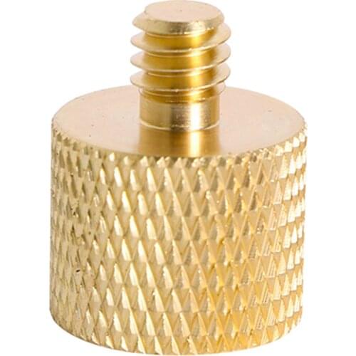 1/4" Female To 3/8" Male Tripod Thread Reducer Adapter Brass Copper Screw Connecting Camera Screw For Tripod Ball Head