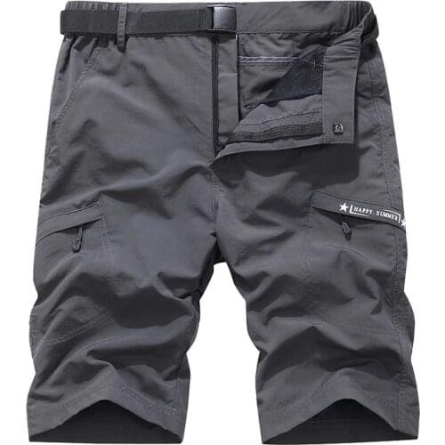 Cargo Shorts Mens Breathable Quick Dry Board Shorts Male Outwear Shorts Army Green/Khaki Summer Casual Shorts For Man Travel