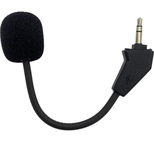 Replacement Game Mic Aux 3.5mm Microphone Boom Foam Repair Parts for Corsair HS50 Pro HS60 HS70 SE Gaming Headsets Headphones