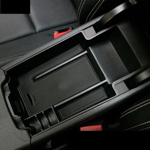 Waterproof Armrest Storage Box Accessories Black For Mercedes Benz A-Class B-Class GLA CLA Never Fade