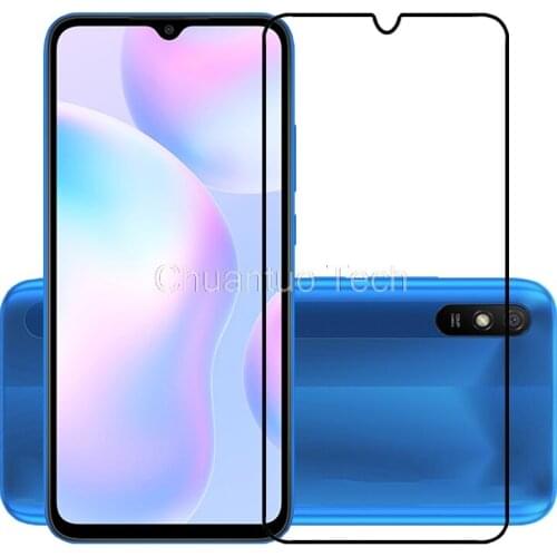 75 Pcs/Lot 2.5D Premium Tempered Glass for Redmi 9A Full Cover Screen Protector Protective Film for Xiaomi Redmi 9A