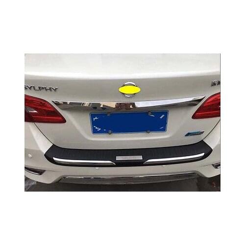 Rear Bumper Protector Cover Trim 2016 2017 for Nissan Sentra Sylphy Black Words