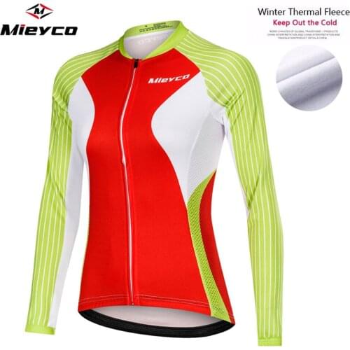 Blusas Mujer De Moda 2019 Cycling Jersey Winter Thermal Fleece Bicycle Cycling Jersey Jacket Warm Winter Moutain Bike Clothing