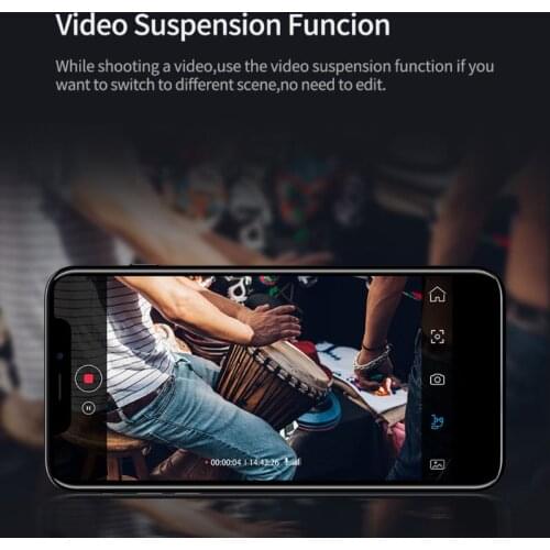 R58A 3-Axis Handheld Gimbal Stabilizer Anti-shake Kit for iphone An-droid Cellphones for Go-pro Action Camera