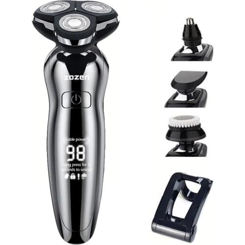 Professional 4D Electric Shaver For Men Electric Beard Trimmer USB Rechargeable Hair Trimmer Hair Cutter Adult Razor For Men