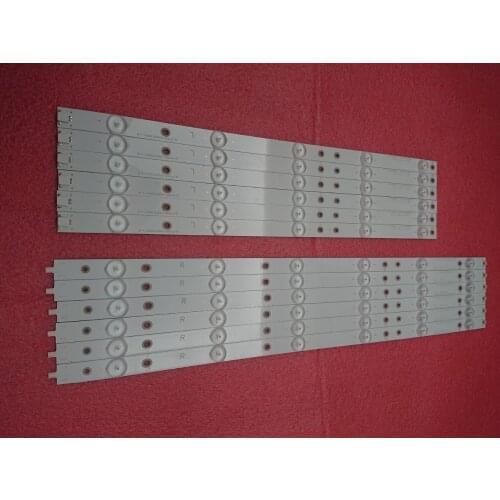 5set=60 PCS LED backlight strip for 50pfk6510 500TT41 500TT42 v4 LC-50LE460X LC-50LB371C LC-50LB481C LC-50LB370U LC-50LB261U