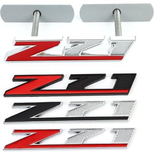 Car Sticker Emblem Front Hood Grille Badge Decals for Chevrolet Silverado Chevy Colorado Z71 OFF ROAD 4X4 SIERRA GMC Styling