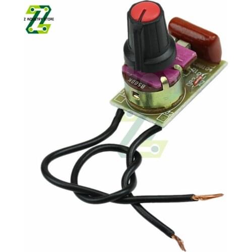 100W Dimmer Module DIY Kit with Switch Speed Regulation Module For Arduino AC Motor Potentiometer Switching Speed Controller