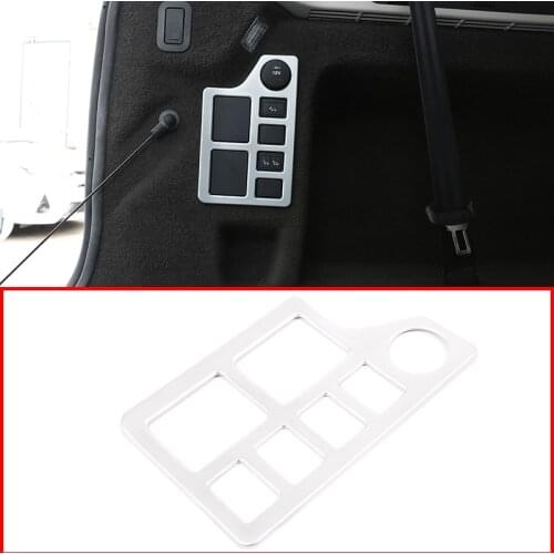 For Land Rover Discovery 5 LR5 L462 2017 2018 2019 Car ABS Trunk Seat Electric Adjustment Panel Button Frame Trim