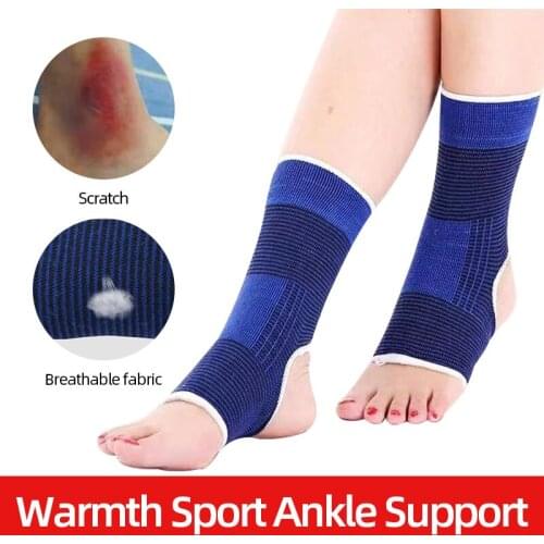 Knitted Warmth Ankle Guard Protect Safety Running Ankle Brace Foot Heel Support Pads Roller Skating Device Foot Health Care