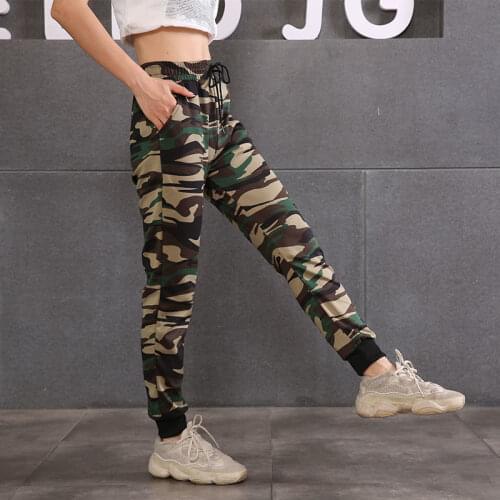 Glufigh Women's Camouflage Pants
