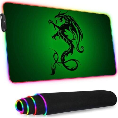 Pc Gamer Led Mousepad Rgb Company Longteng Backlit Rug Dedales Gamer Luminous Rug Anime Tattoo Dedales Gamer