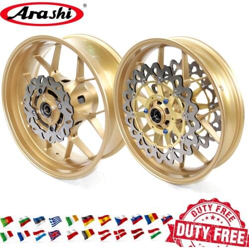 Arashi CBR1000RR 2004-2005 Front Rear Wheel Rim Set Motorcycle Brake Disc Rotors For Honda CBR 1000 RR 1000RR CBR1000 2004 2005
