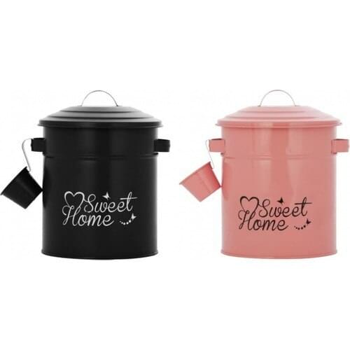 Nilşah 2 Pcs Multi-Purpose Storage Bucket Black Pink