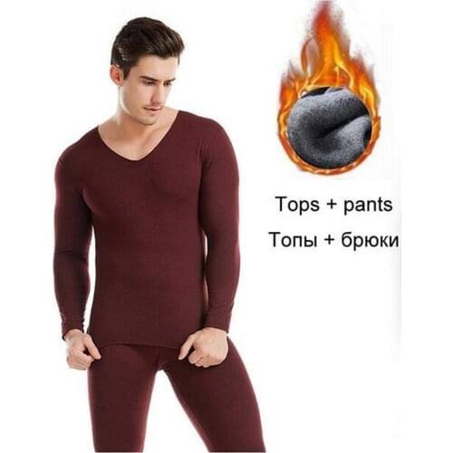 Mens Thermal Long Underwear For Men Winter Long Johns Men Thermo Underwear Thermal Pants Winter Clothes Men Thermo Clothes