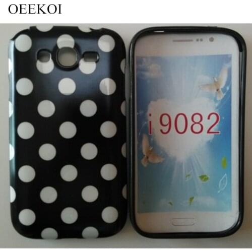 OEEKOI Polka Dot Point TPU Soft Cover Case For Samsung Galaxy Grand Duos i9080 i9082 Phone Case Free
