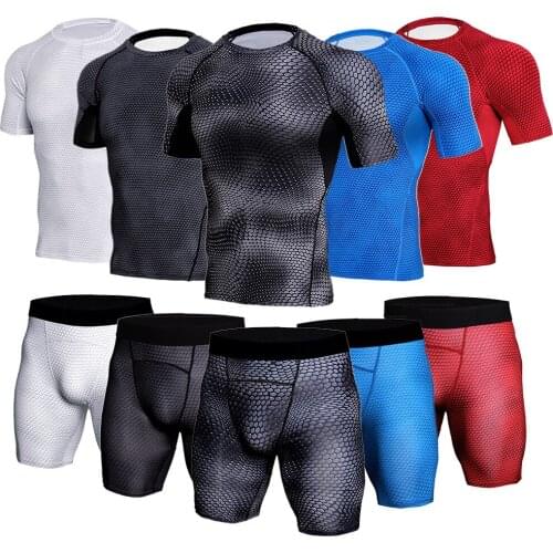 Autumn Fitness Thermal Underwear Men Quick Dry Stretch Anti-microbial Warm Long Johns Male Casual Thermo Underwear Set Bodysuit