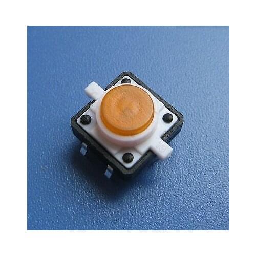 Illuminated Tact Switch Push Button Orange LED 12*12Dip 4Pin RoHS-5PCS