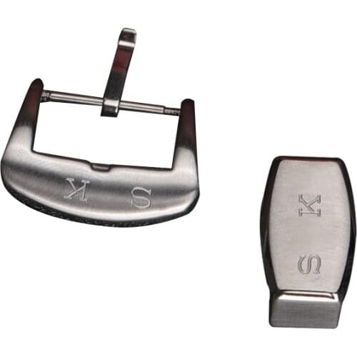 20MM 316L Brush Stainless Steel Watch Buckle Fit For Seiko Watch