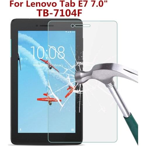 9H Tempered Glass For Lenovo Tab E7 7.0 Inch Screen Protector TB-7104F Explosion Proof Anti Scratch Clear Tablet Protective Film