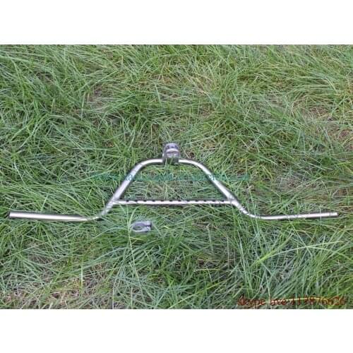 Titanium bmx bike handle bar with titanium clamp custom bmx handle bar with clamp