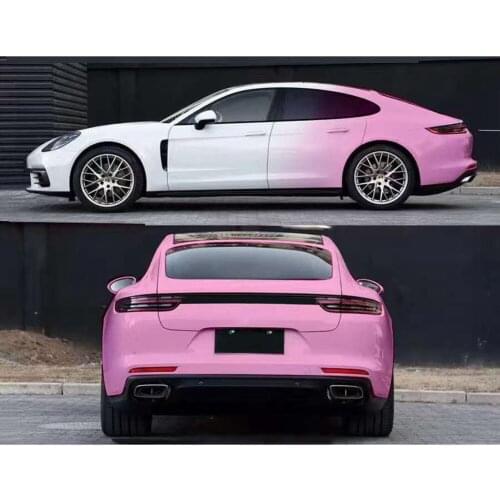 18M x 1.52M White Pink Car Body Sticker Sheets Vinyl Wrap Decals Motorcycle Decor Film Styling PVC Vinyl Wrap